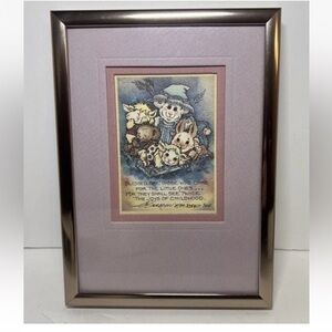 Framed JODY BERGSMA LIMITED EDITION #3354 OF 7500 ART PRINT SIGNED MATTED Gift